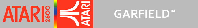Garfield logo for Atari 2600
